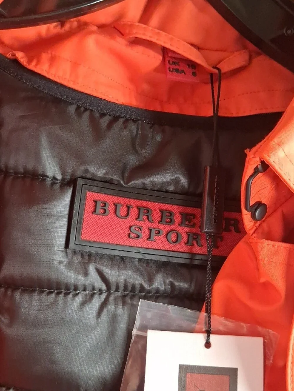 Burberry Sport Orange Double-Breasted Trench Jacket - Picture 12 of 16